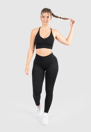 SOLID SPORTS BH - Light support sports bra - schwarz