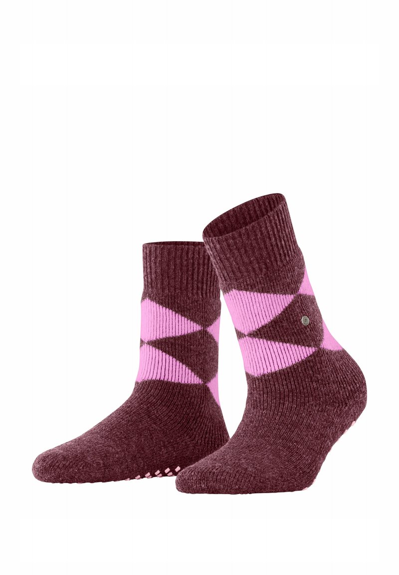 Burlington COSY ARGYLE - Socken - garnet