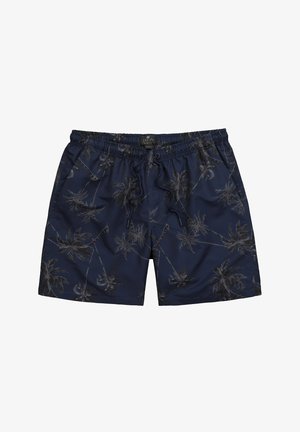 JP1880, SWIMMING SHORTS, STOMACH FIT, BEACHWEAR, PRINT, UP TO 8 XL - Shorts da mare - matt midnight blue
