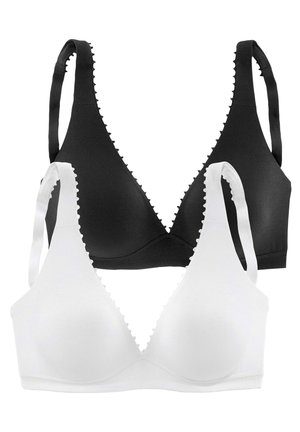 LASCANA, Triangle bra - weiß/schwarz