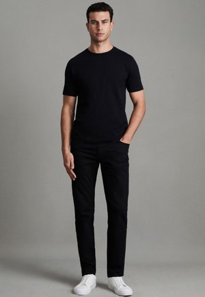 Reiss, REGULAR FIT - BLESS CREW NECK - Lihtne T-särk - black