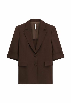 Imperial, BLAZER MONOPETTO MANICHE CORTE SPACCHI LATERALI - Blazer - caffe'