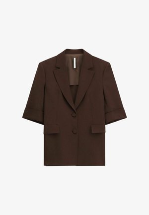 Imperial, BLAZER MONOPETTO MANICHE CORTE SPACCHI LATERALI - Blazer - caffe'