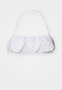 LULU BANDEAU BRA FLOUNCE - Bikini pezzo sopra - white