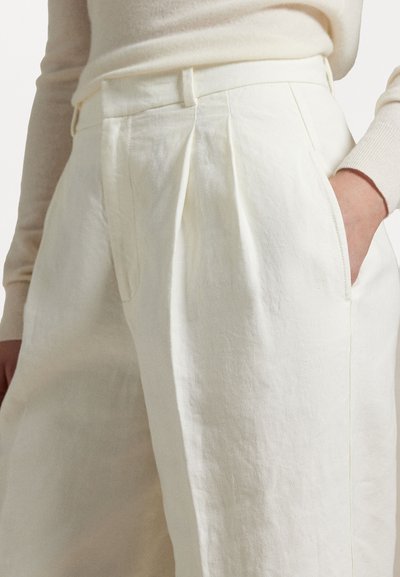 Polo Ralph Lauren HEMP WIDE LEG PANT - Kelnės - nevis