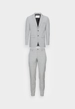 Pantaloni Eleganti Uomo SELECTED HOMME Slim Fit - Grigio Chiaro Con Orlo Elasticizzato