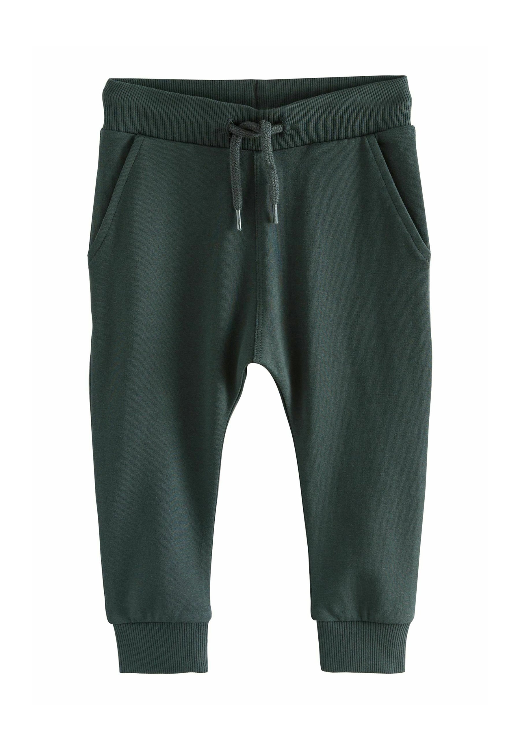 Lot De 5 Pantalons De Jogging NEXT Pour Garçon 4 Ans - Tissu Jersey 260g/m², Coupe Standard, Couleurs Kaki/gris/bleu - 9