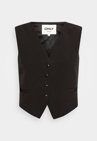 ONLY ONLASTRID SHORT FITTED - Strukirani kaput - black