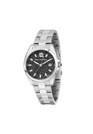 ROUND ESSENTIALS - Orologio - nero polvere di diamanti