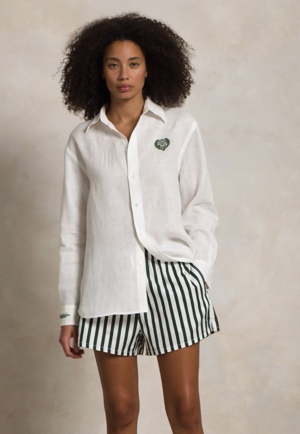 WIMBLEDON OVERSIZE FIT CREST SHIRT - Button-down blouse3