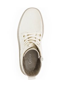 Gabor COMBAT - Enkellaarsjes met plateauzool - beige