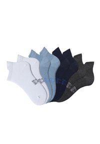 Unselected, marine weiß grau meliert hell blau