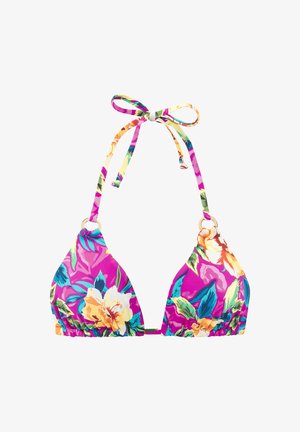 LASCANA, TRIANGEL - Bikini-Top - pink bedruckt