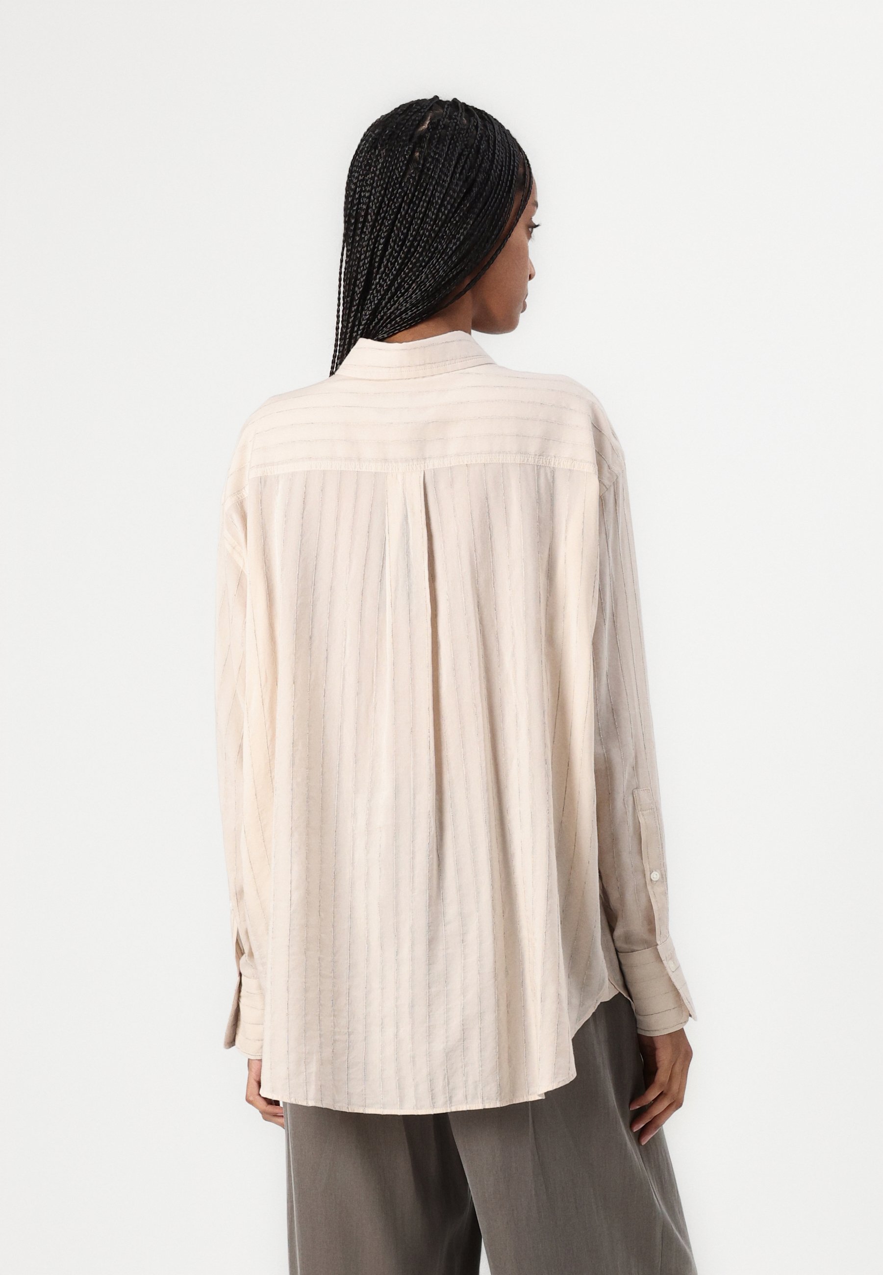 売れ筋商品|||ボス シャツ レディース トップス BAREDANA - Button-down blouse - white BOSS BAREDANA - Button-down blouse - open white/white