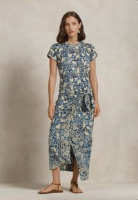 Polo Ralph Lauren SHORT SLEEVE DAY DRESS - Jersey dress - multi-coloured
