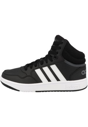 adidas Originals HOOPS MID UNISEX - Zapatillas skate - core black footwear white/grey