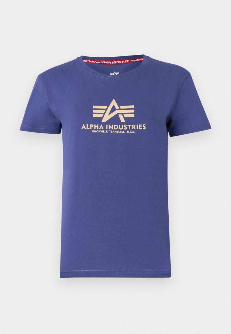 alpha industries T-shirt print donkerpaars alpha industries T-shirt print donkerpaars
