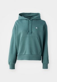 HOODED CASEY - Jersey con capucha - silver pine/silver