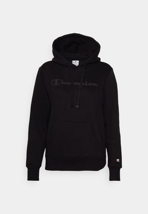 HOODED - Felpa con cappuccio - black
