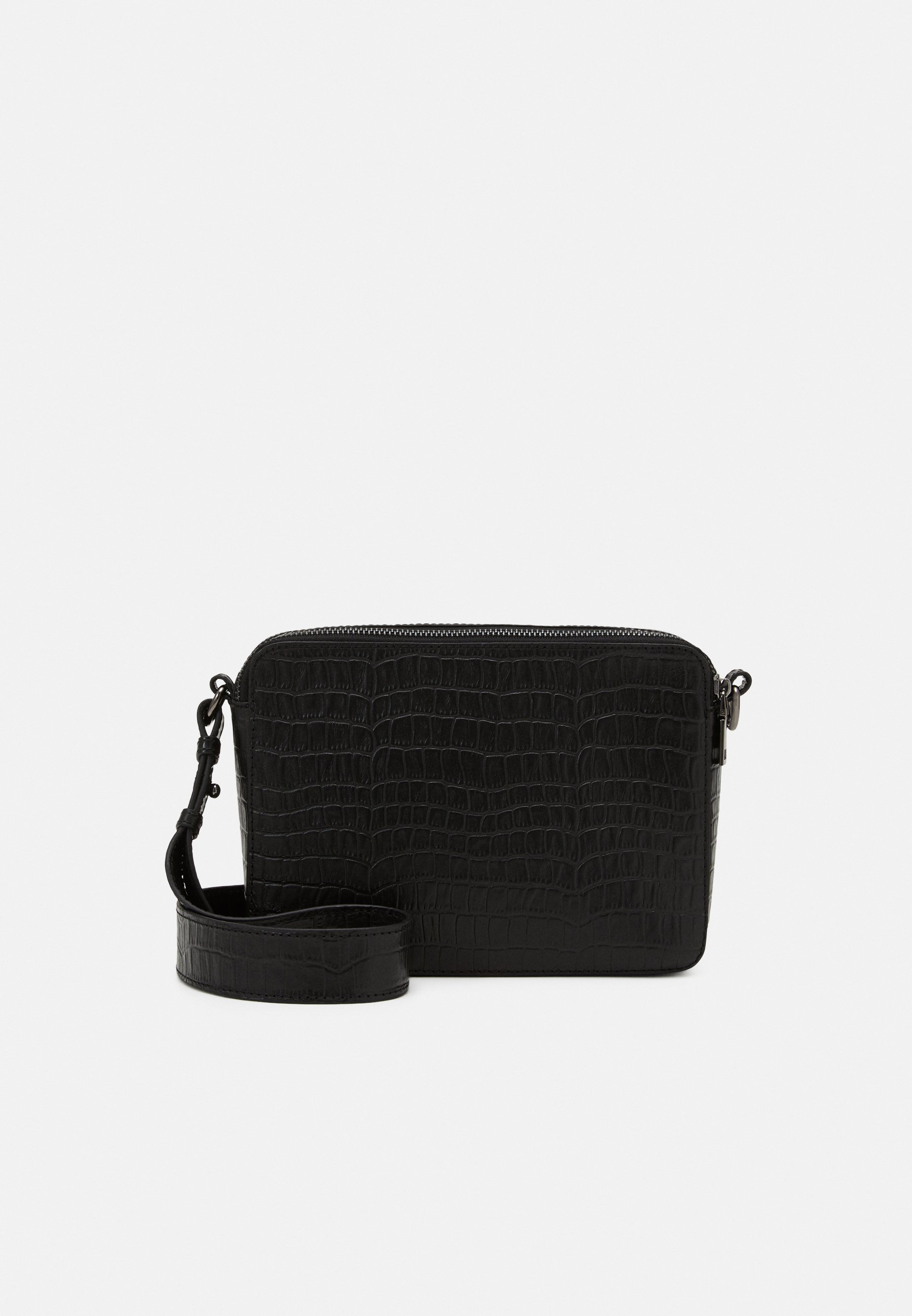 Zign LEATHER Axelremsväska black Zalando.se Zign Axelremsväska black Zalando.se