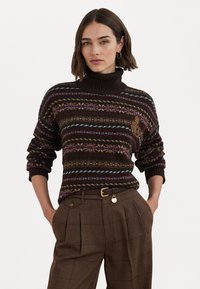 Lauren Ralph Lauren Petite FAIR ISLE WOOL BLEND TURTLENECK SWEATER - Džemperis - multi