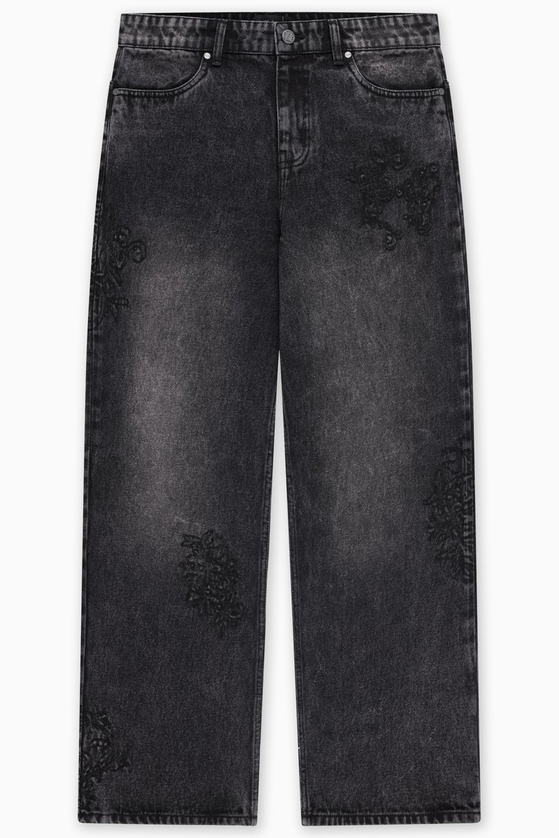 FAVELA Relaxed fit jeans zwart denim/blackdenim FAVELA Relaxed fit jeans zwart denim/blackdenim