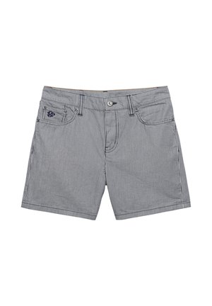 Superdry & Co, SUPERDRY MID RISE STRIPE SHORTS.. - Shorts - deep navy hickory stripe