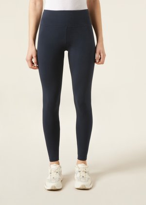 Calzedonia HIGH-WAISTED - Leggings - blue