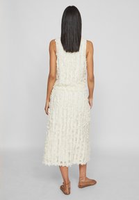 VILA VINABILA MIDI SKIRT - sukňa v tvare A - birch