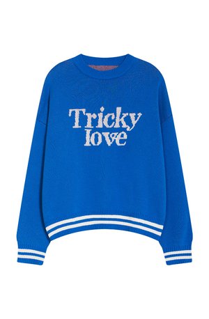 Kaotiko TRICKY LOVE UNISEX - Strickpullover - royal