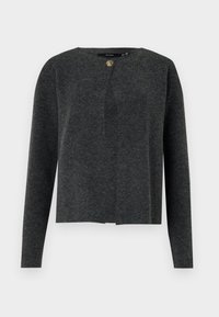 Vero Moda VMMARINA O NECK BOO - Cardigan - dark grey melange