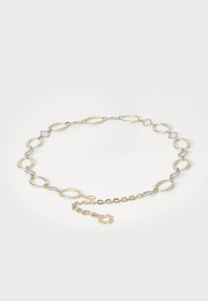 ACLOVEROVAL - Ceinture taille haute - silver-coloured/gold-coloured