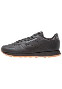 Reebok Classic - CLASSIC LEATHER CUSHIONING MIDSOLE SHOES - Sneakers laag - black Miniatuurafbeelding 1