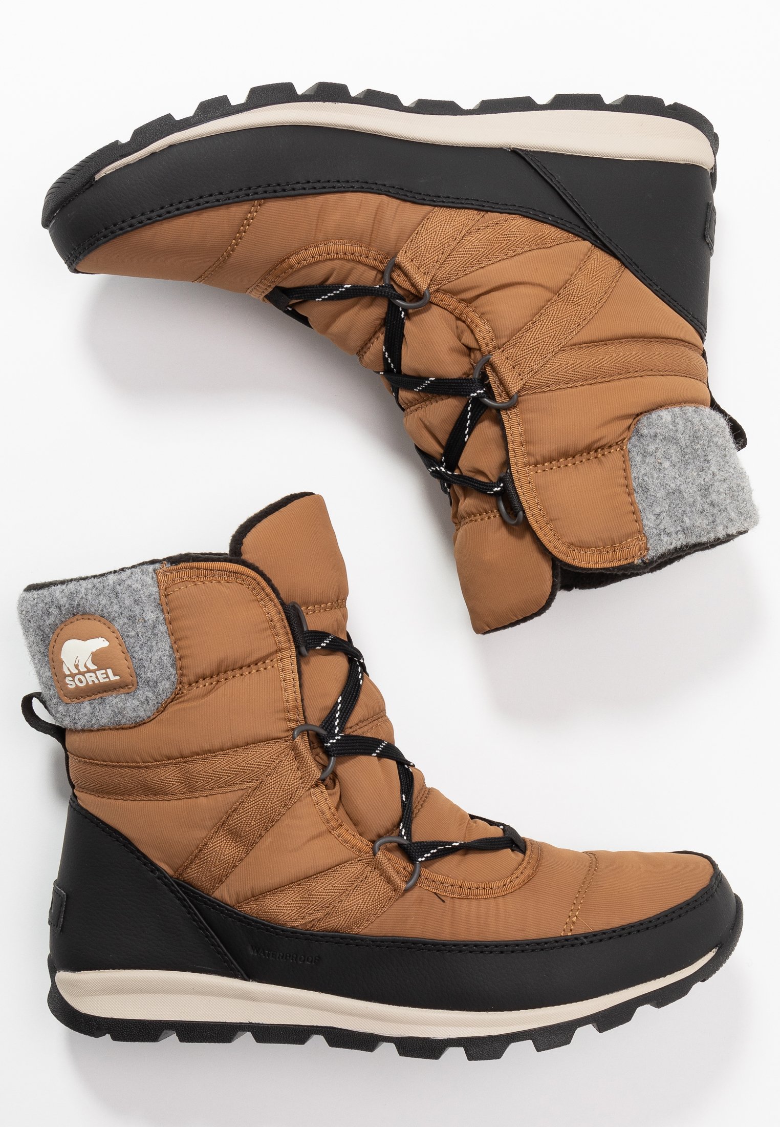 Sorel GLACY EXPLORER SHORTIE - Vinterstøvler - light brown Sorel GLACY EXPLORER SHORTIE - Vinterstøvler - light brown