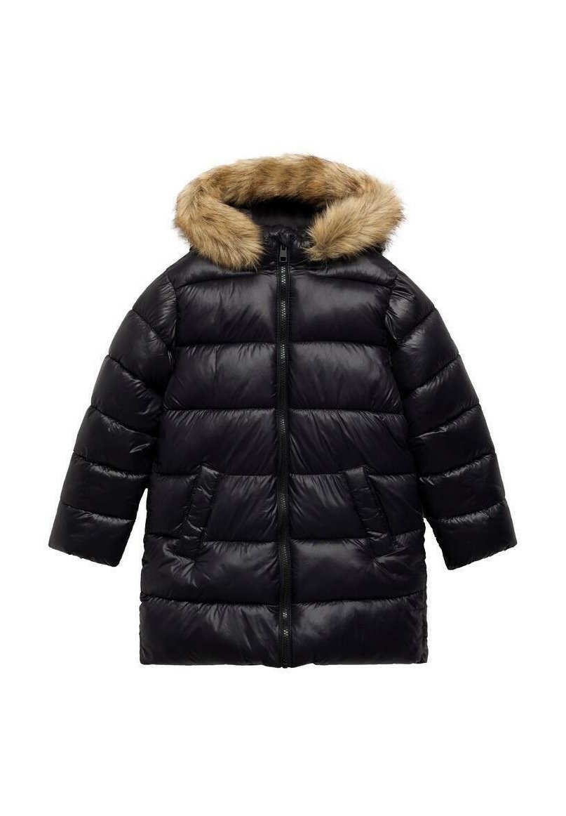 Mango Kids Winter coat black
