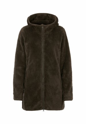 Cellbes of Sweden, FUZZY LONG FLEECE JACKET - Fleecejakke - brown