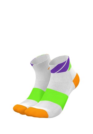 RUNNING LADDERS SHORT - Füßlinge - orange green