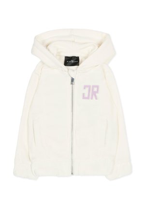 FELPE CON CAPPUCCIO - Felpa con zip - ivory