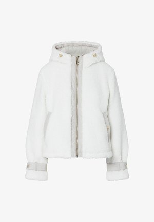 LIU JO, LIU JO TEDDY FABRIC JACKET - Chaqueta de invierno - white