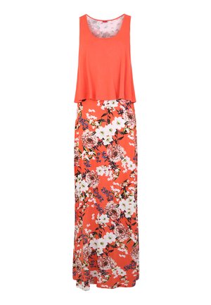 s.Oliver, Maxi dress - koralle-bedruckt