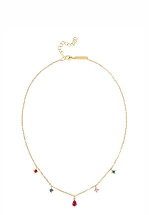 CASCADE COLORS SILVER GOLD PLATED NECKLACE - Halskette - gold coloured