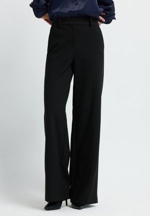 WIDE  - Pantaloni - black