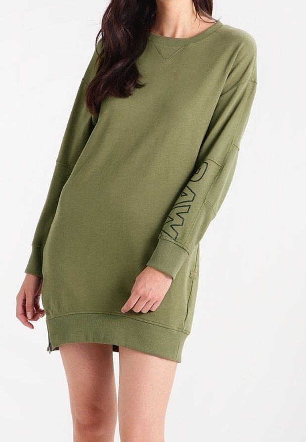 G-STAR Day dress - olive - (Pre-owned) - Zalando