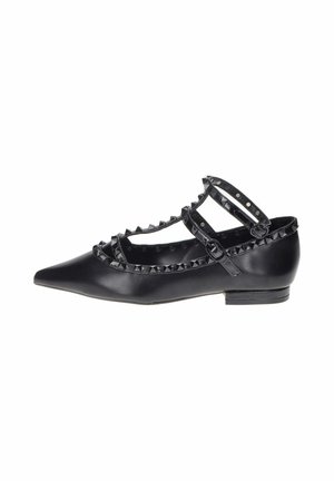 LYNDA - Ballerine con cinturino - nero