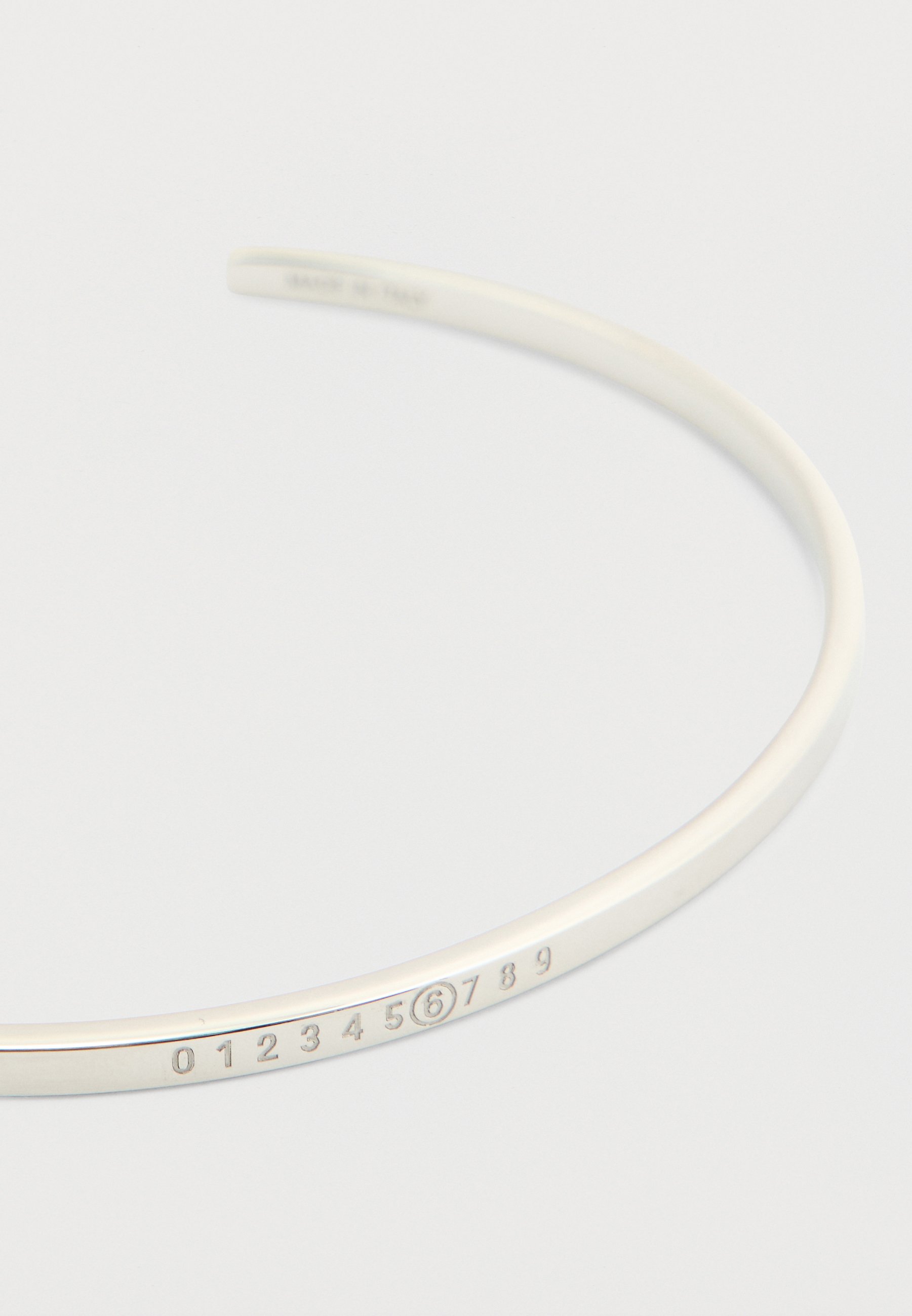 MM6 Maison Margiela MINIMAL LOGO - Bracelet - silver-coloured