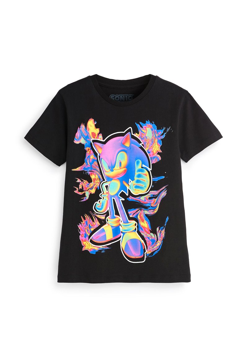Kinder T-Shirts | Next GAMING LICENSE T-Shirt print black fire sonic/schwarz - EI74894 Kinder T-Shirts | Next GAMING LICENSE T-Shirt print black fire sonic/schwarz - EI74894