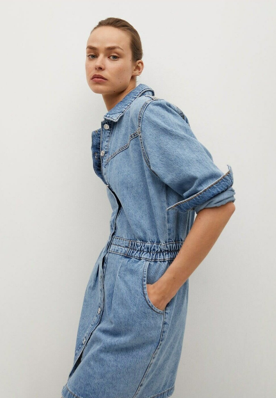 Mango Spijkerjurk - blue/Blauw - Zalando.nl