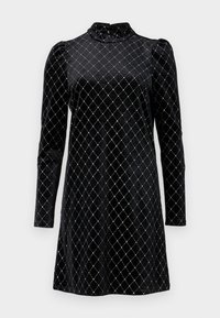 VININI HIGH NECK SHORT DRESS - Robe de soirée - black