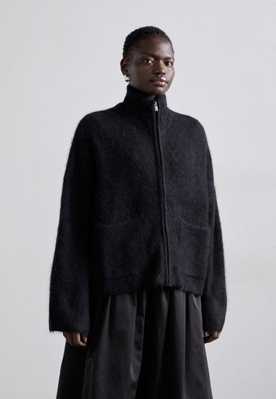 Holzweiler TINE FLUFFY CARDIGAN - Kardigan - black