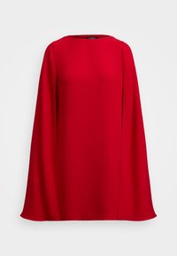CAPE GEORGETTE COCKTAIL DRESS - Robe de soirée - red